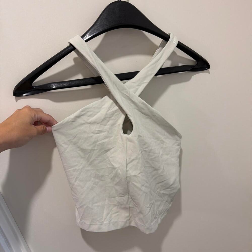 lululemon off white crop top